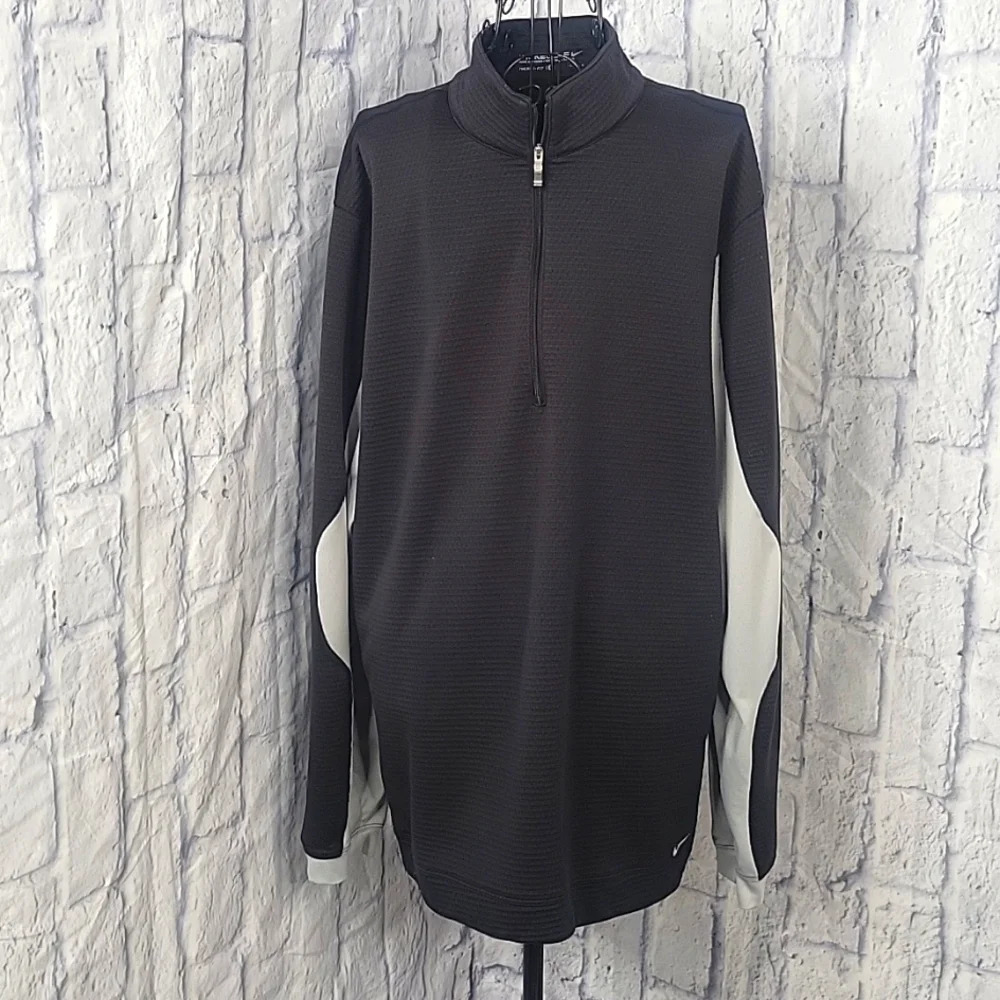 NIKE‎ Golf Therma Fit 1/4 Zip Pullover Shirt Large